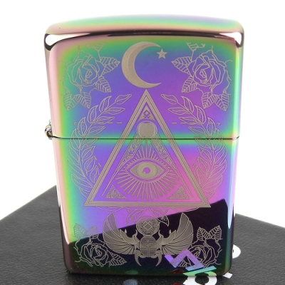 ZIPPO 美系~Eye of Providence-全視之眼圖案雷射雕刻打火機