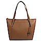 MICHAEL KORS CIARA金屬LOGO拉鍊托特包(咖) product thumbnail 1