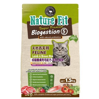 【NATURE FIT 吉夫特】幼貓聰明成長配方3KG(羊肉+糙米)