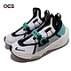 Nike 休閒鞋 Air Zoom Traverse GS 大童 女鞋 白 湖水綠 厚底 氣墊 襪套式 CN8199-102 product thumbnail 1