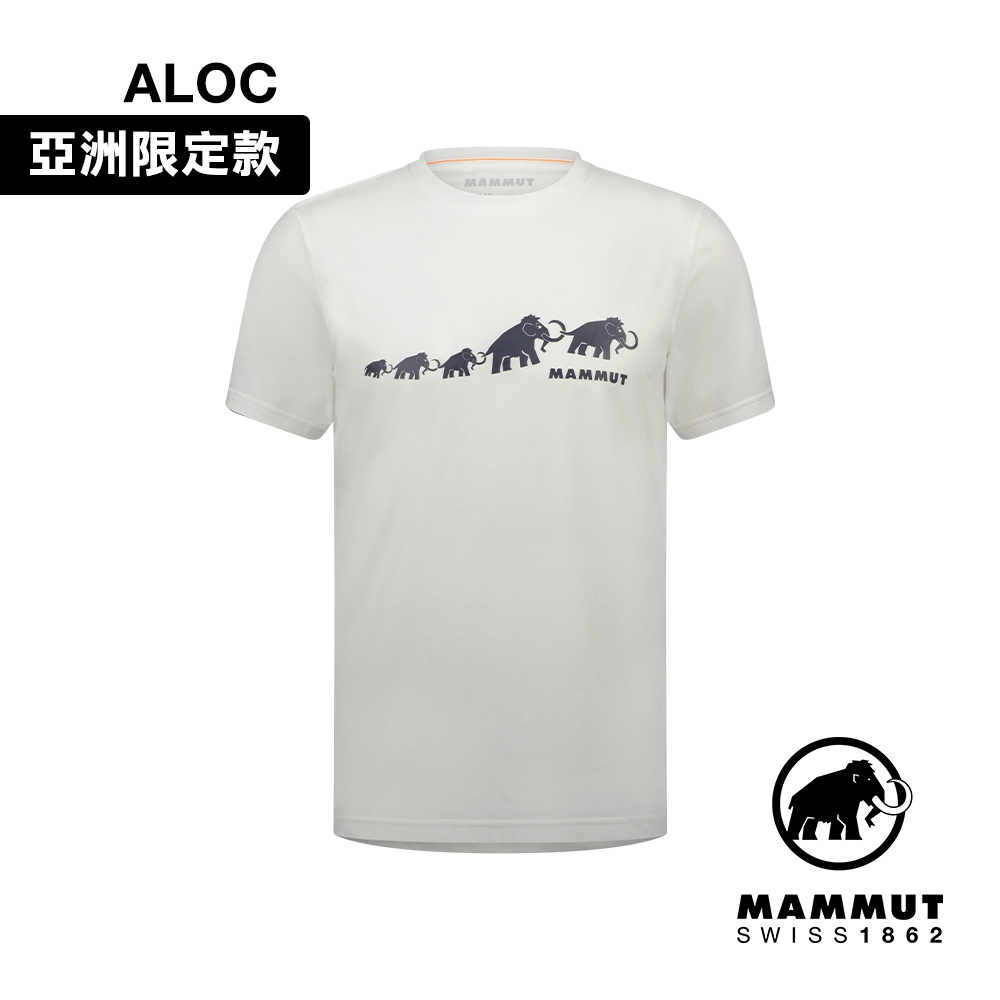 【Mammut長毛象】QD Logo Print T-Shirt AF Men 快乾LOGO短袖T恤 男款 白PRT3 #1017-02012-00473
