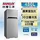 SANLUX台灣三洋 480L 1級變頻2門電冰箱 SR-C480BV1B product thumbnail 1