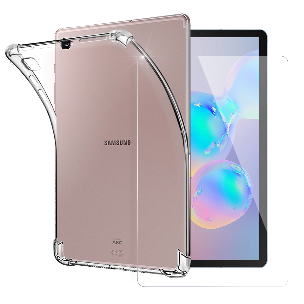 CITY for 三星 Samsung Galaxy Tab S6 Lite 平板5D 4角軍規防摔殼+搭配專用玻璃組