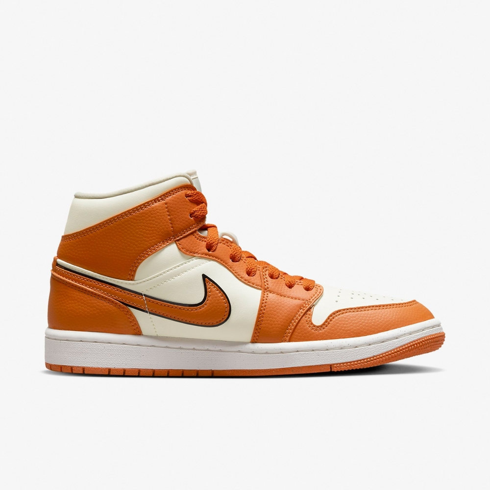 Nike Wmns Air Jordan 1 Mid SE 白橘女鞋AJ1 Sport Spice 喬丹DV1302