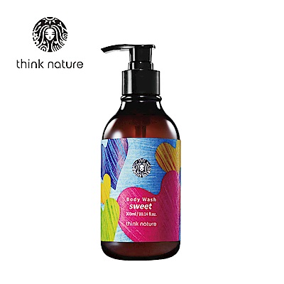 think nature 享自然 植萃精油沐浴精-甜蜜葡萄柚(300ml)