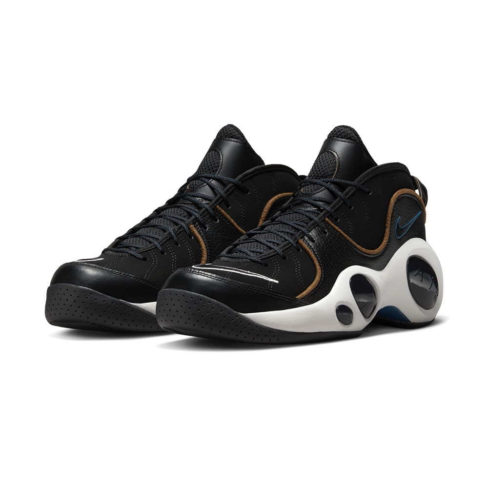 Nike AIR ZOOM FLIGHT 95 男鞋黑色避震運動休閒籃球鞋DV6994-001