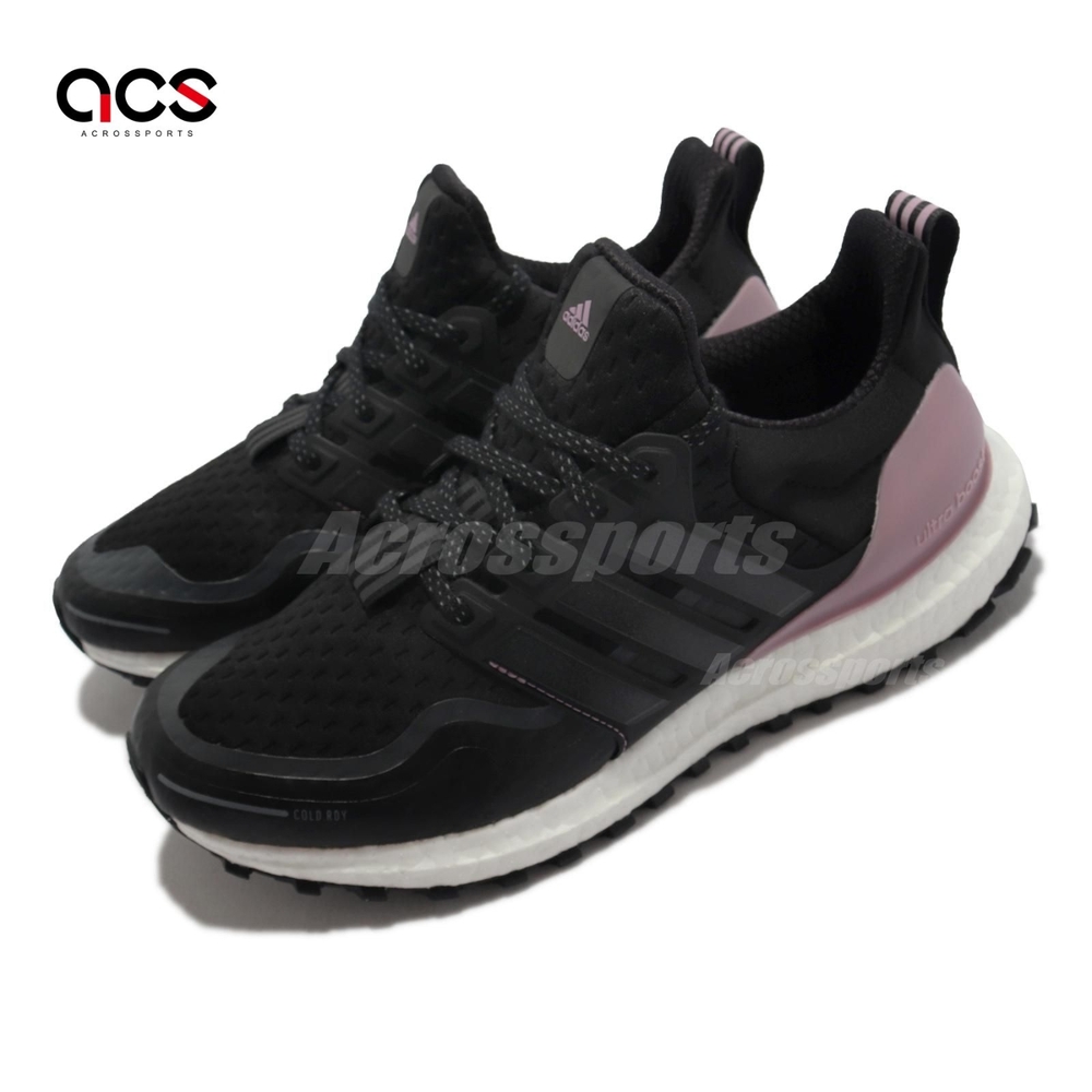 adidas 慢跑鞋 Ultraboost C RDY DNA 愛迪達 運動 女鞋 襪套 反光 路跑 黑 粉 G54970