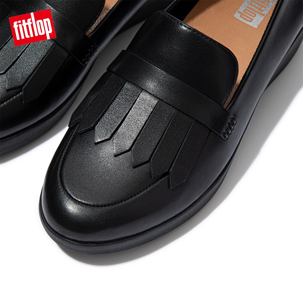 FitFlop】SUPERSKATE FRINGE LOAFERS 優雅流蘇樂福鞋-女(靓黑色 