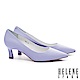 高跟鞋 HELENE SPARK 法式極簡雅緻純色羊皮尖頭高跟鞋－紫 product thumbnail 1