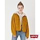 Levis 女款 90年古著毛領牛仔外套 / 寬袖設計 / 卡其黃 product thumbnail 1