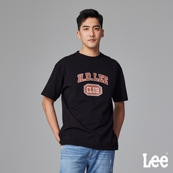 Lee 男款 H.D. LEE CLUB短袖圓領T 黑色