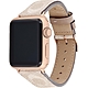 COACH Apple Watch 錶帶 38/40mm 適用 皮錶帶 迎春好禮- 淺色x玫瑰金(不含手錶) product thumbnail 1