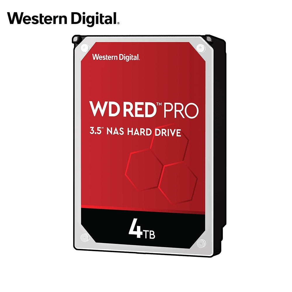 WD 旗艦紅標 4TB 3.5吋 NAS硬碟(WD4003FFBX)