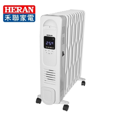 HERAN 禾聯 WIFI電子恆溫葉片式電暖器-11片式HOH-15CRB2W