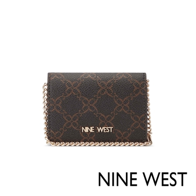 NINE WEST LANEY 鍊條迷你包-LOGO咖啡(121260)