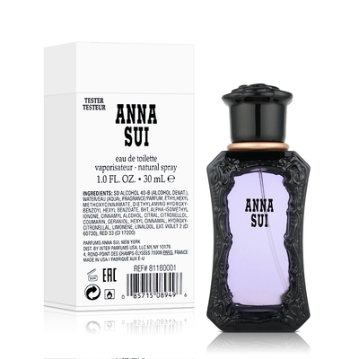 ANNA SUI 安娜蘇 紫色安娜蘇女性淡香水30ml-Tester