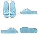 Crocs 拖鞋 Classic Platform Slide 女鞋 雲朵涼拖 厚底 卡駱馳 單一價 208180001 product thumbnail 8