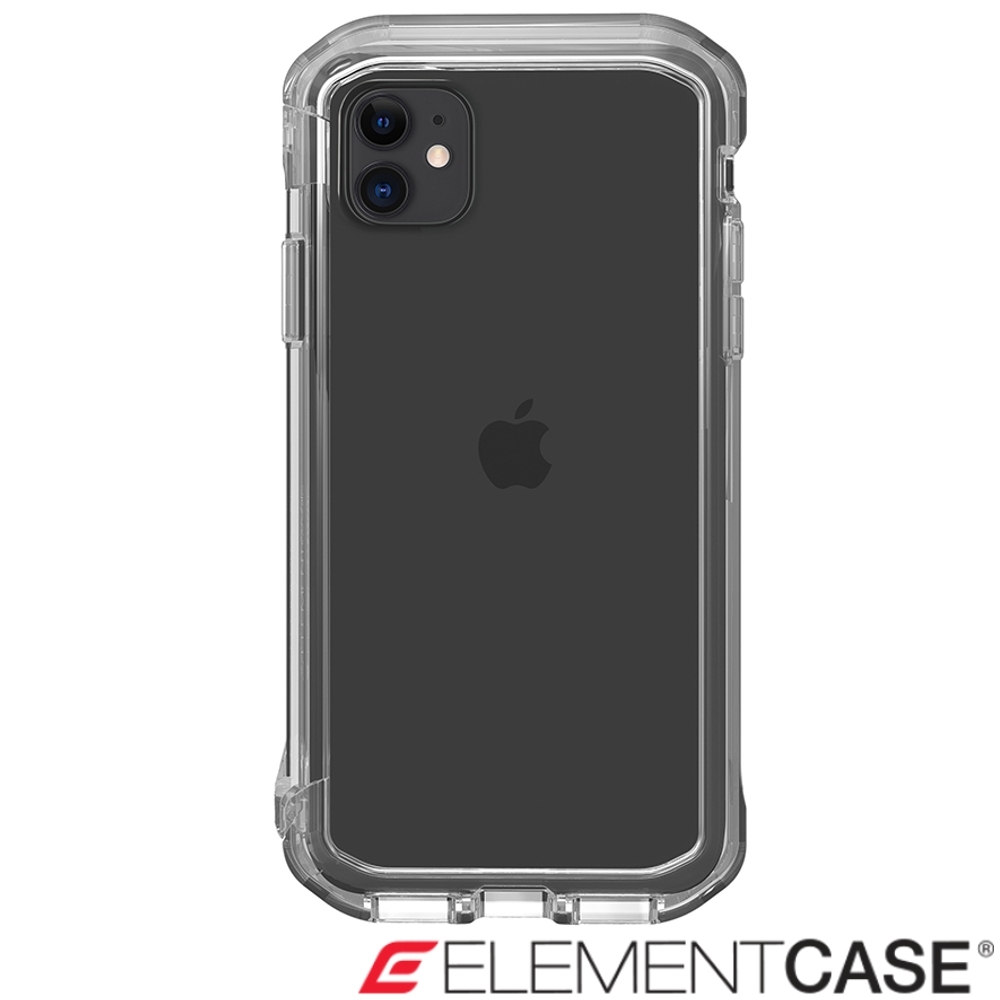 美國 Element Case iPhone 11 Rail 神盾軍規殼 - 全透明