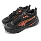 Puma 籃球鞋 Playmaker Pro Laser 男鞋 黑 橘 輕量 回彈 37832301 product thumbnail 1