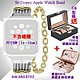 CHARRIOL夏利豪公司貨 St-Tropez Apple Watch Band-蘋果鋼索錶帶金鍊SM款 C6(AW.560.ST02) product thumbnail 1