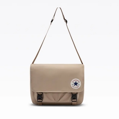 CONVERSE TAYLOR MESSENGER BAG 側背包 郵差包 男包 女包 卡其色_10026011-A03