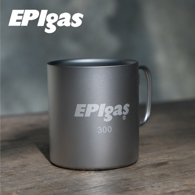EPIgas 鈦金屬雙層杯 T-8104 #300ml