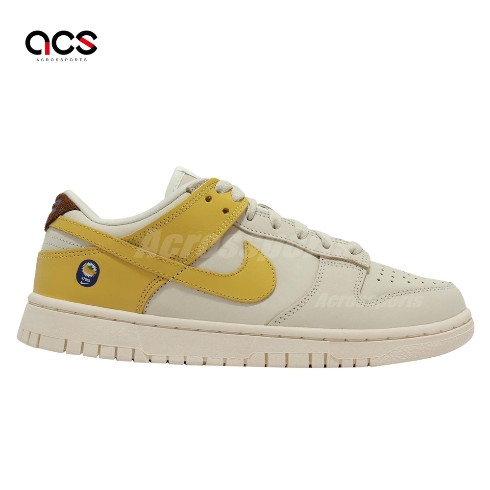 Nike 休閒鞋Wmns Dunk Low LX 女鞋米白黃椰奶香蕉Banana 水果DR5487