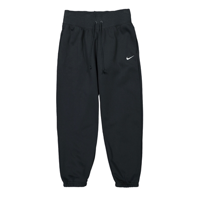 Nike As W Nsw Phnx Flc Hr Os Pant 女款 黑色 高腰 刷毛 長褲 DQ5888-010