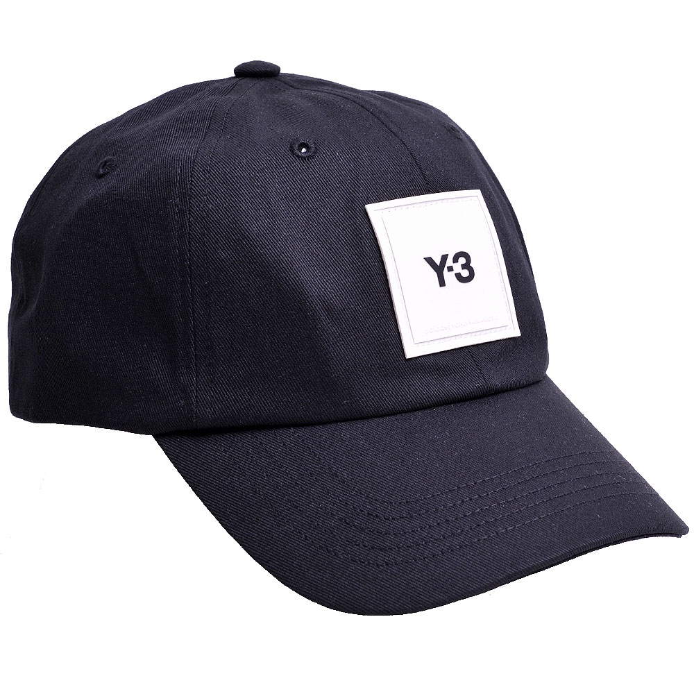 Y-3 SQL CAP 經典品牌標誌LOGO山本耀司棒球帽(黑色/GT6379)