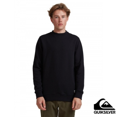 【QUIKSILVER】 ESSENTIALS CREW 長袖T恤 黑色