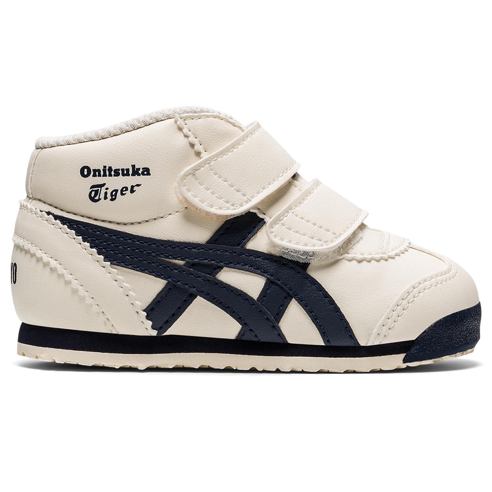 【Onitsuka Tiger】鬼塚虎 米底墨藍虎爪紋 MEXICO Mid Runner 小童鞋 (1184A001-200)