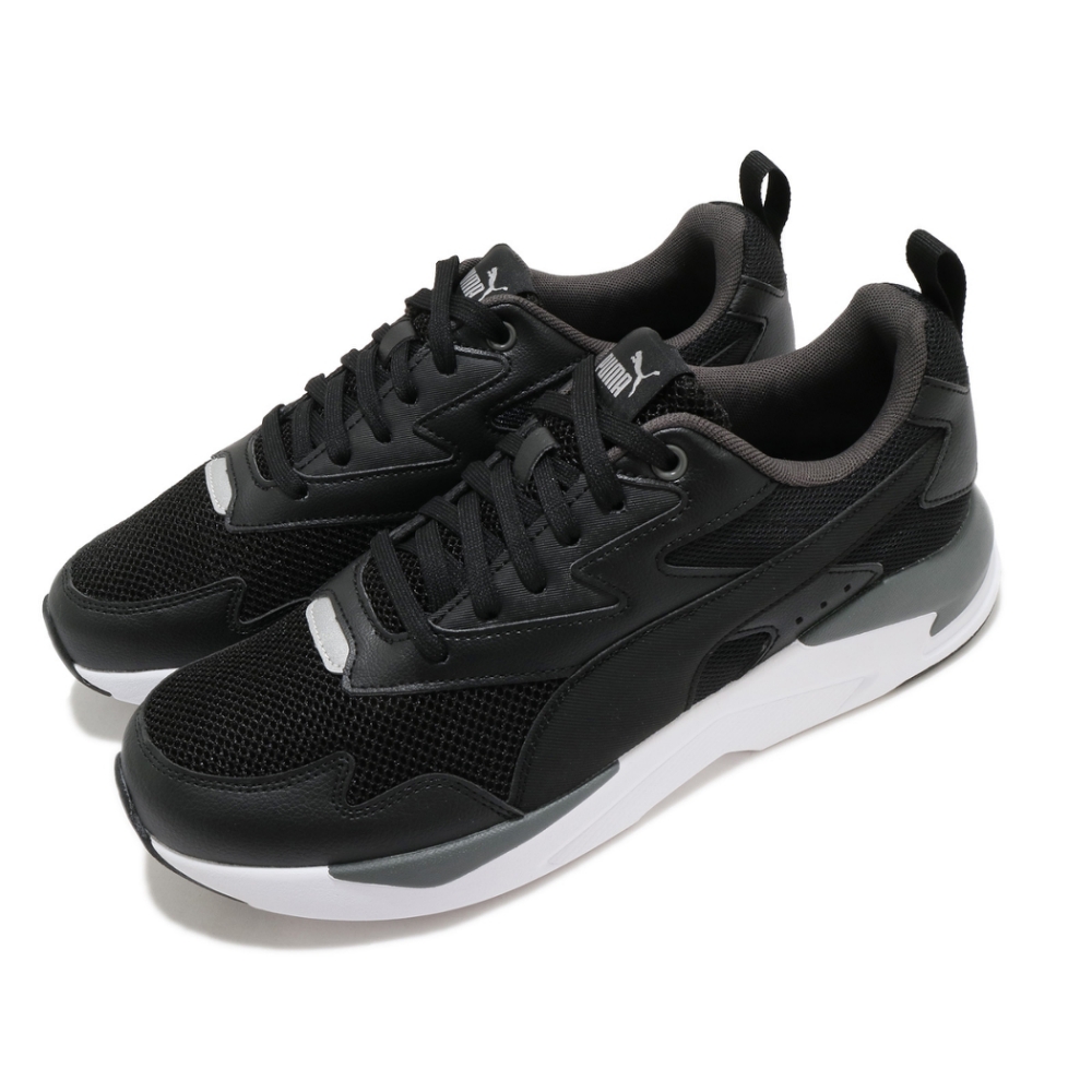 Puma 休閒鞋 X-Ray Lite 運動 男鞋 基本款 舒適 簡約 球鞋 穿搭 厚底 黑 白 37412201