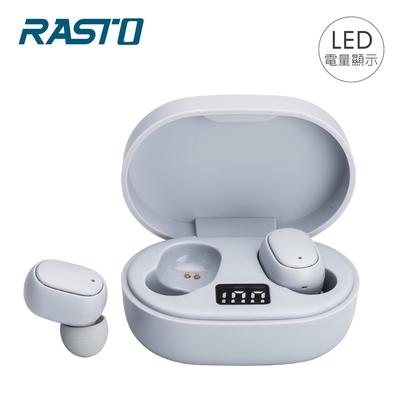 [時時樂限定] RASTO RS30 美學電量顯示真無線藍牙5.1耳機