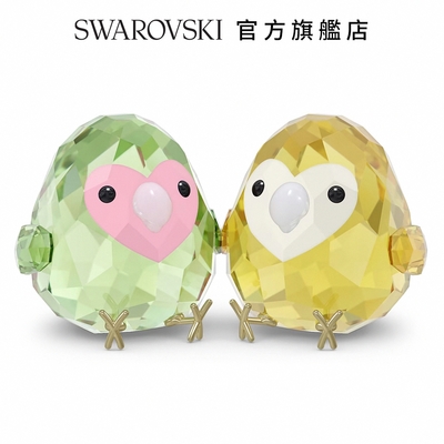 SWAROVSKI 施華洛世奇 All you Need are Birds—情侶鸚鵡