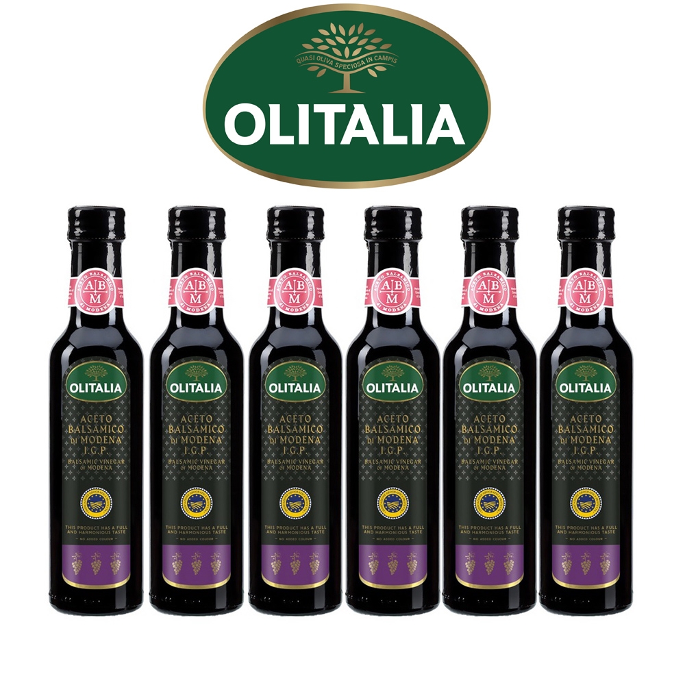 Olitalia奧利塔 摩典那巴薩米克醋禮盒組(250mlx6瓶)