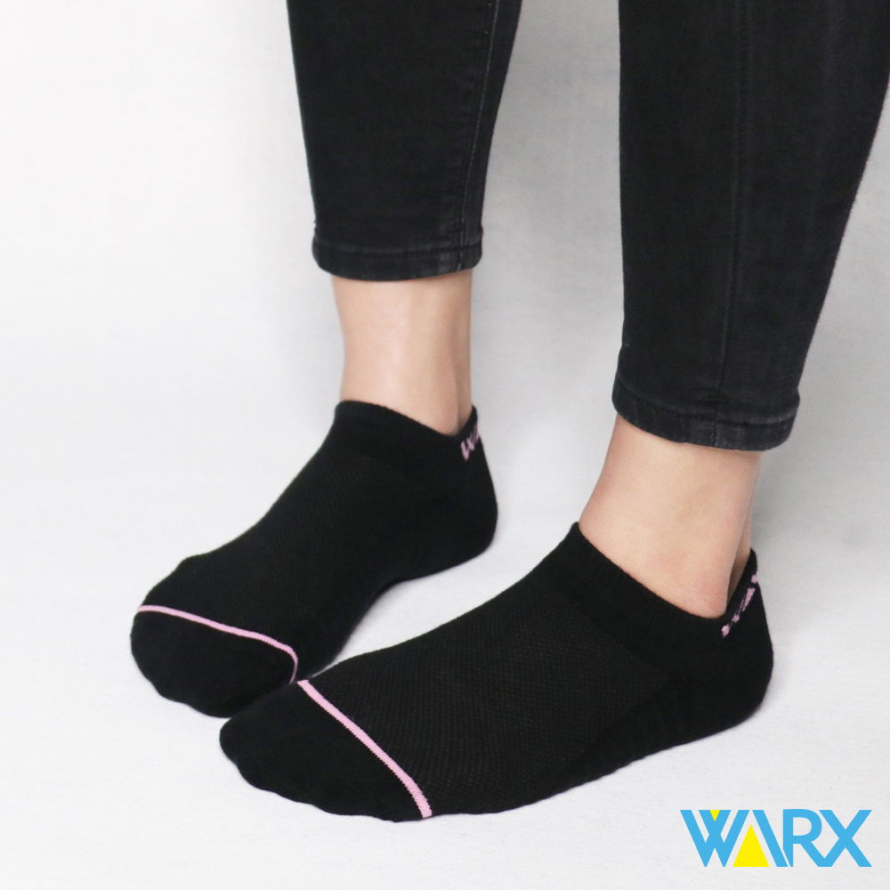 WARX除臭襪 二刀流-氣流循環船型運動襪12入組 M號22-25cm