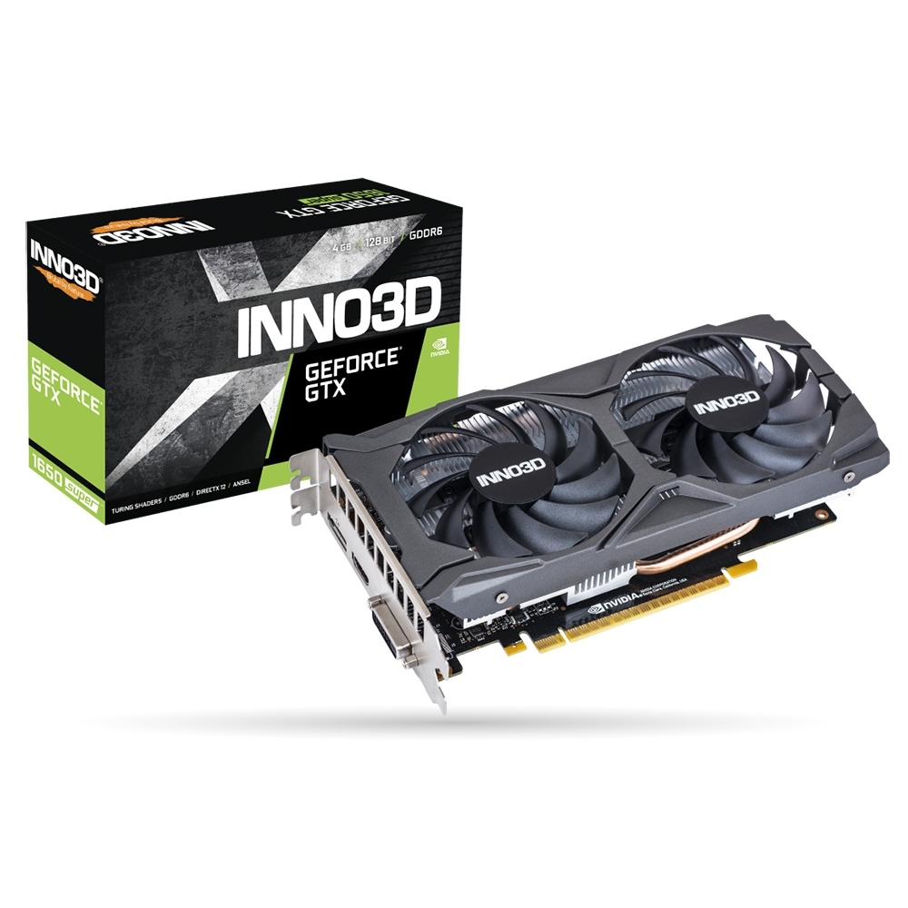 INNO3D映眾 GeForce GTX 1650 4GB GDDR6 TWIN X2 OC 顯示卡