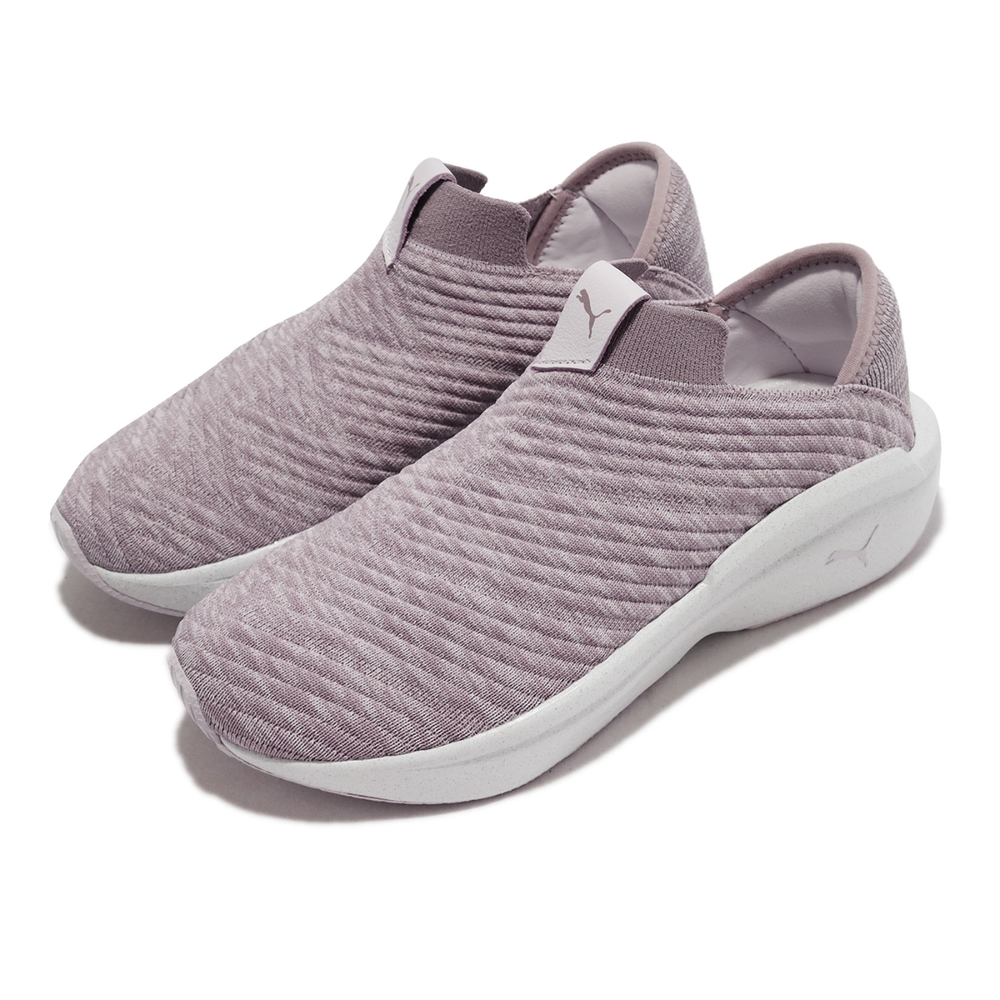 Puma 慢跑鞋 Enlighten Wns 女鞋 紫 白 襪套式 針織鞋面 舒適 運動鞋 37644601 product image 1