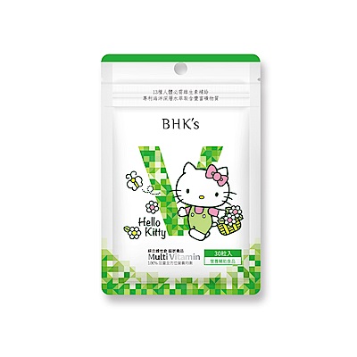 【春暖花開】BHK's 綜合維他命錠 (30粒/袋)♥Hello Kitty