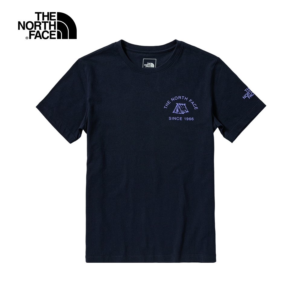 The North Face北面女款深藍色圓領短袖T恤｜5JTYRG1