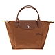 LONGCHAMP LE PLIAGE GREEN刺繡LOGO 摺疊再生尼龍短把水餃包(小款/多色任選) product thumbnail 5