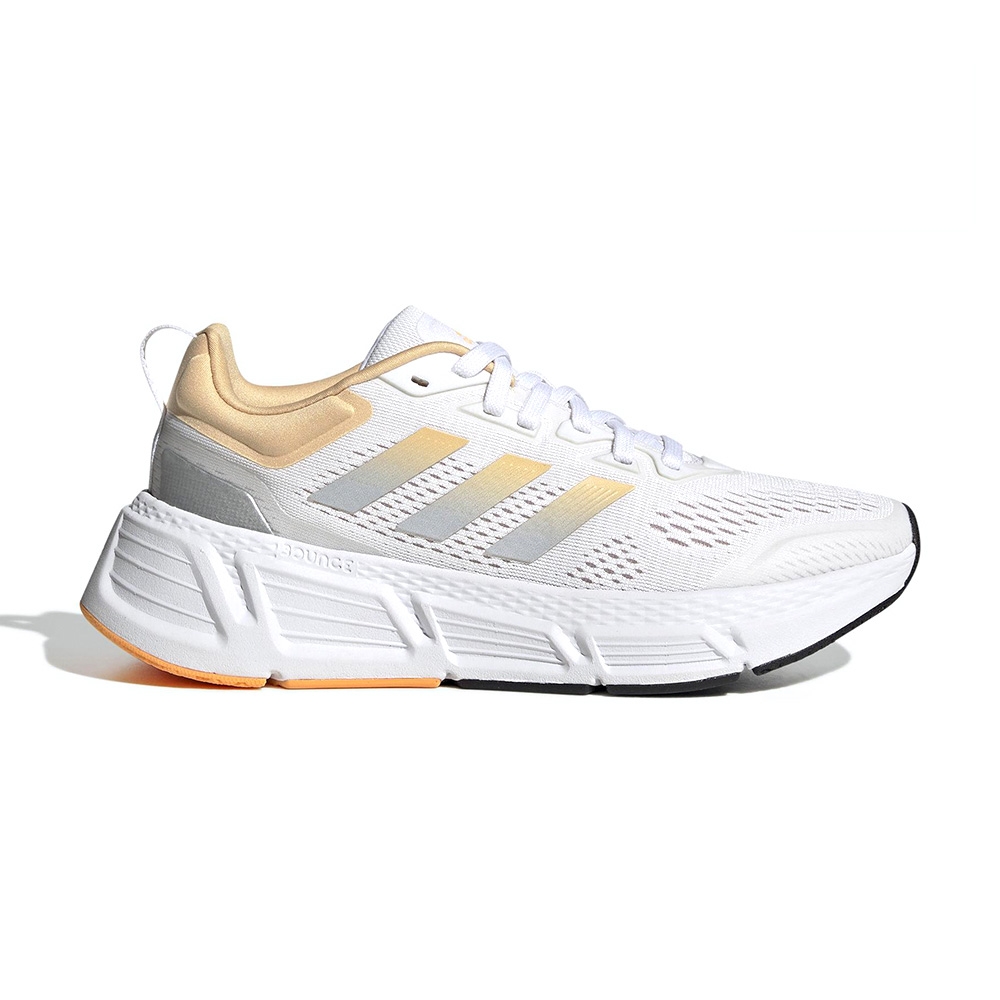 Adidas QUESTAR 女鞋 白色 黃色 緩震 運動 慢跑鞋 GZ0611
