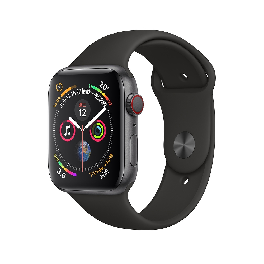 拆封新品】Apple Watch Series 4 GPS+行動網路鋁金屬錶殼44mm 不含錶帶