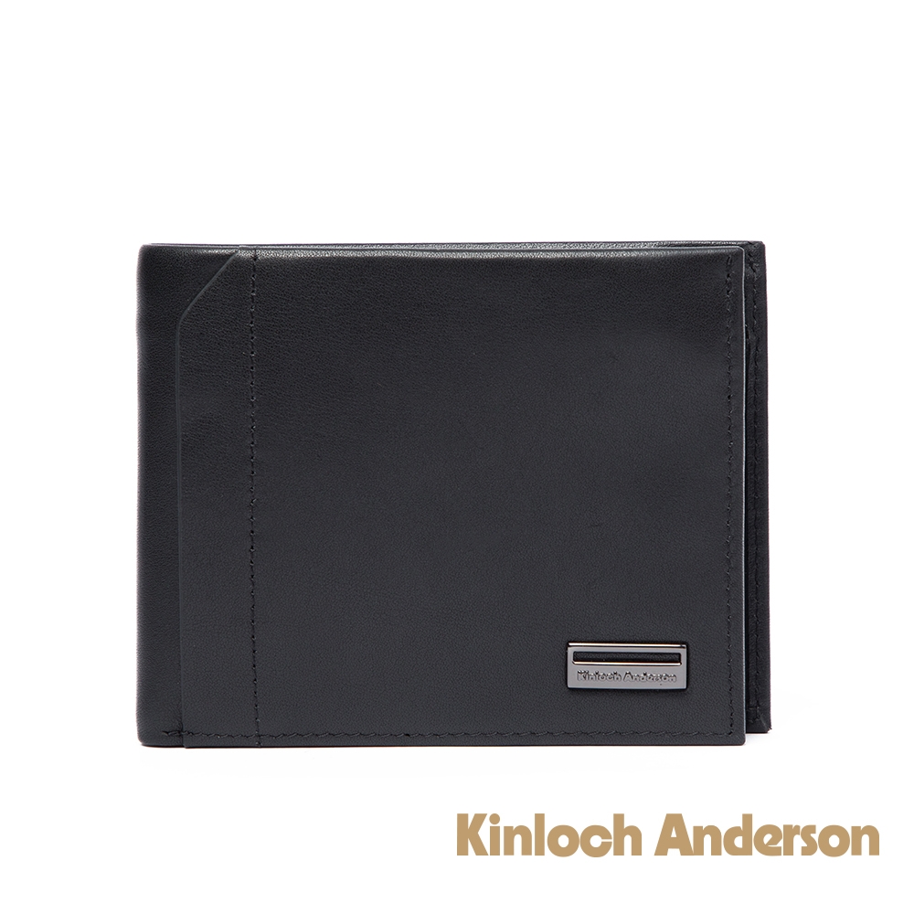 金安德森 - Pocket 橫式對開短夾 - 黑色