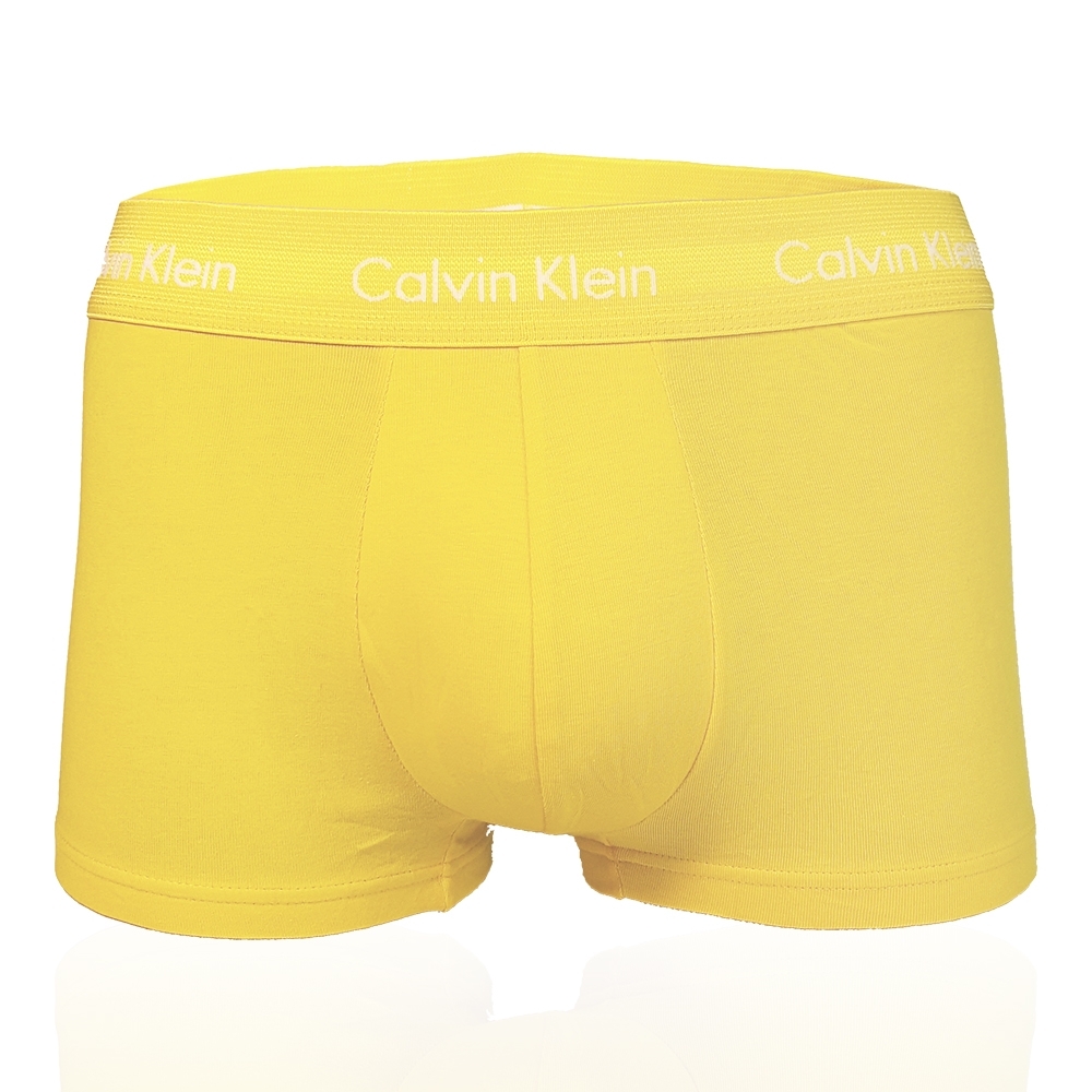 CALVIN KLEIN THE RPIDE EDIT系列 平口/四角 CK內褲 彩虹限量款 - 黃色