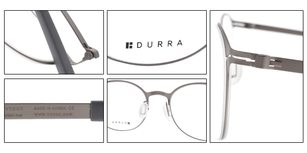 VYCOZ眼鏡 DURRA系列圓框款/銀#DR7004 GUN