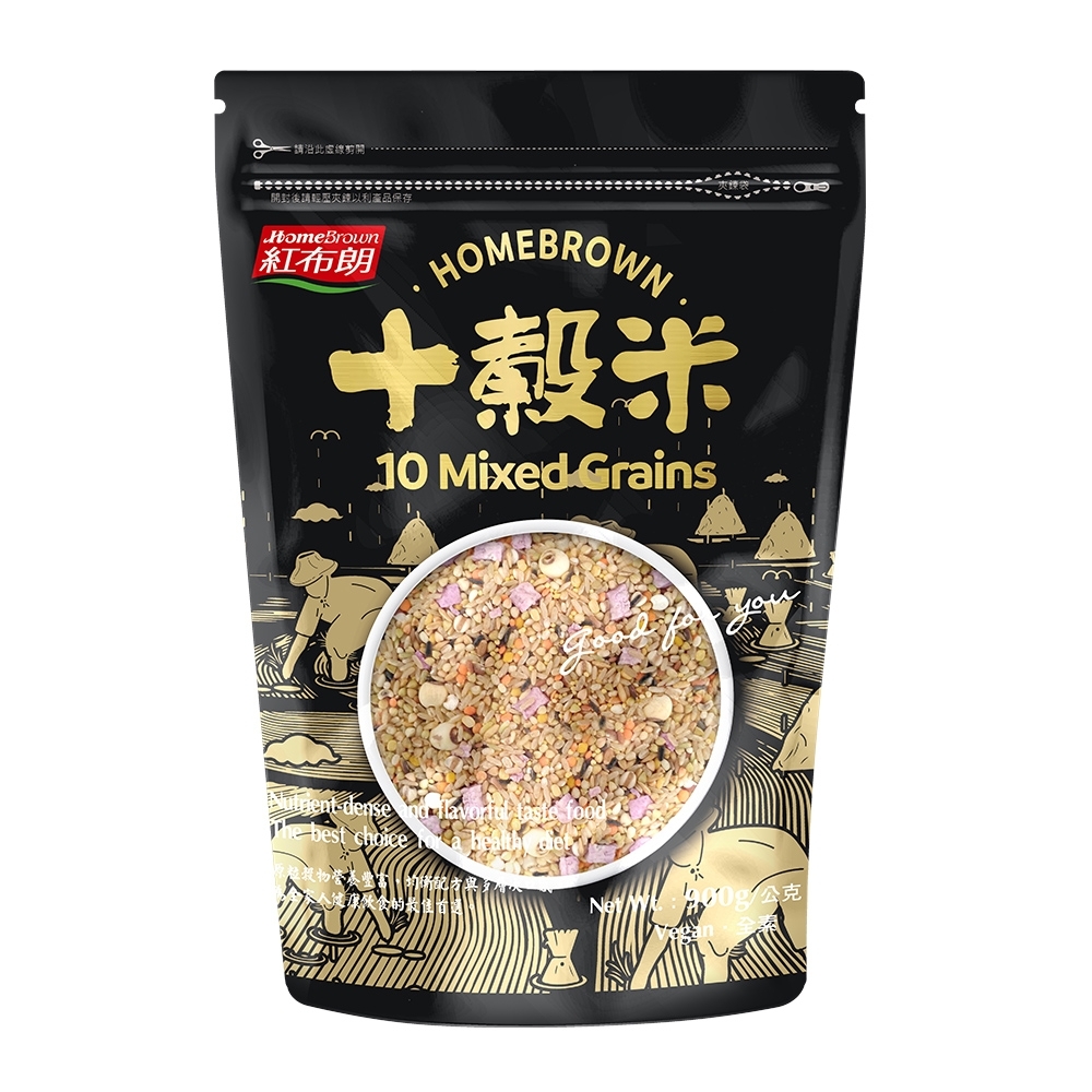 (滿額888)紅布朗 十穀米(900g)