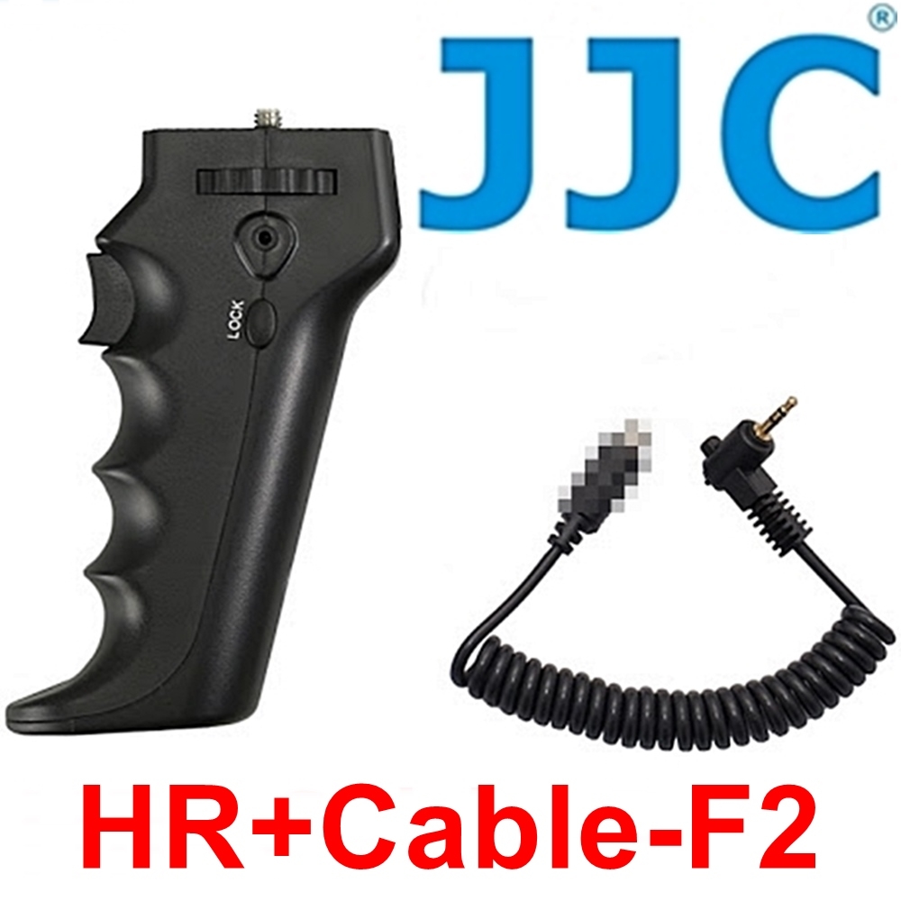 JJC相機槍把手把快門線HR+Cable-F2(相容索尼Sony原廠RM-VPR1遙控器拍照功能)適a1 a9 a7 a6000系列 FX30 RX100M6 RX100M7 RX0 RX10II