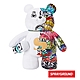 SPRAYGROUND-HALF GRAFF MONEYBEAR 聯名泰迪熊後背包-塗鴉 product thumbnail 1