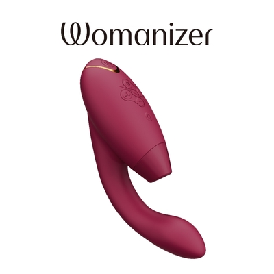 德國 Womanizer Duo2 震動 · 吸吮愉悅器 | 酒紅